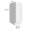 Arctic Polar White - RTA Full Height Base 15"