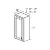 Arctic Polar White -  Assembled Wall Cabinet 09" x 36"