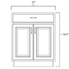 Base Cabinet 27"