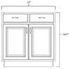 Base Cabinet 33"