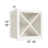 Silk Ivory -  Wine Storage Cube  15x15