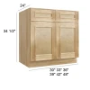 Coastal Rye  - RTA Base Cabinet 36"