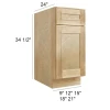 Coastal Rye - RTA Base Cabinet 15"