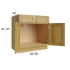 Coastal Rye - RTA Sink Base Cabinet 33"