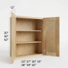 Coastal Rye - RTA Wall Cabinet 24" x 30"