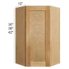 Coastal Rye - RTA Wall Diagonal Corner Cabinet 24" x 36"