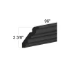Ebony Shaker - Crown Moulding