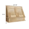 Coastal Rye- RTA Range Hood Front 30"