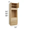 Coastal Rye - Assembled Universal Oven Cabinet 33" x 96"