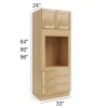 Coastal Rye - Assembled Universal Oven Cabinet 33" x 96"