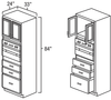 33" Universal Oven Cabinet