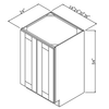 Wall Cabinet 09" x 42"