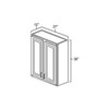 Coastal Rye - Assembled Wall Cabinet 27" x 30"