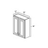 Diagonal Corner Wall Cabinet 2430