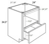 Coastal Rye - Base Microwave Cabinet 27