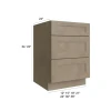 Mantee Grey - RTA Drawer Base Cabinet 33"