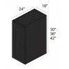 Ebony Shaker -  RTA Utility Wall Cabinet 18" x 30"x24"
