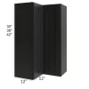 Ebony Shaker - RTA Wall Easy Reach Cabinet 36"