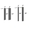 Ebony Shaker -  Wall Filler 3" x 96"