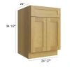 Burnt Sugar Shaker - RTA Base Cabinet 27"