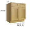 Burnt Sugar Shaker -  RTA Base Cabinet 36"