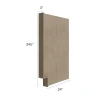 Manatee Gray - Base End Panel 3"