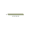 Tranquil Green - Free Floating Shelf 42"
