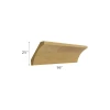 Burnt Sugar Shaker - Coved Crown Moulding