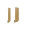 Burnt Sugar Shaker - Tall Wall Fluted Filler 3" x 96"