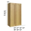 Burnt Sugar Shaker - RTA Wall Cabinet 39" x 36"