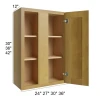 Burnt Sugar Shaker -  RTA Wall Blind Corner Cabinet 27" x 36"