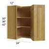 Burnt Sugar Shaker - RTA Wall Easy Reach Cabinet 30"