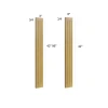 Burnt Sugar Shaker - Wall Fluted Filler 6" x 42"
