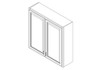 Wall Cabinet 33"X15". It Measures 33"Wx12"Dx15"H