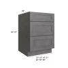 Westport - RTA Drawer Base Cabinet 21"