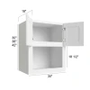 Vail White - RTA Microwave Wall Cabinet 30" x 36"