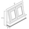 Range Hood Front 36"
