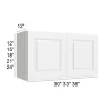 Vail White - RTA Bridge Wall Cabinet 30" x 24"