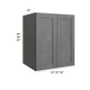 Westport -  RTA Utility Wall Cabinet 30" x 36" x 24"