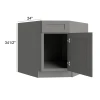 Quik Silver - RTA Diagonal Corner Sink Base Cabinet 36"