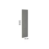 Quik Silver - Matching Tall End Panel 90"
