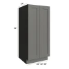 Quik Silver -  RTA Utility Base Cabinet 30"x54"x24"
