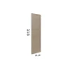 Manatee Gray - Matching Tall End Panel 96"