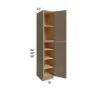 Mantee Gray - RTA Utility Cabinet 18" x 96"