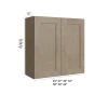 Manatee Gray - RTA Wall Cabinet 36" x 36"