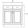 Wall Cabinet 21" x 36"