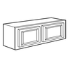 Assembled ??Wall Cabinet 36?? x 18?? ??2 Doors, (No Shelf)