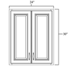 Wall Cabinet 24" x 30"