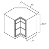 Corner DrawerBase Cabinet 36
