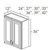 Wall Cabinet 24" x 36"